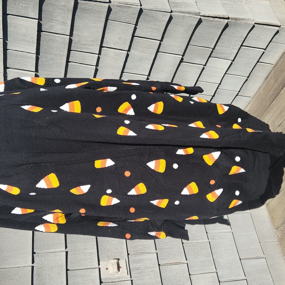 Backstitch Bruja Candy Corn Sweater Size 3X - Picture 4 of 15